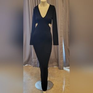 Cut-out evening dress